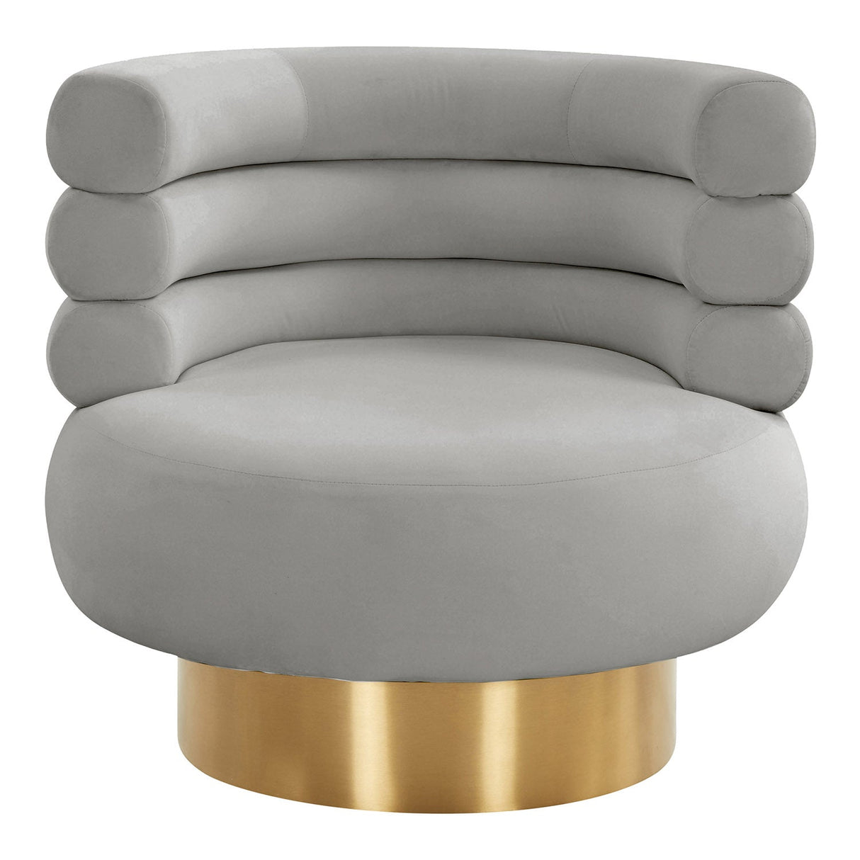 Tov Furniture Naomi Velvet Swivel Chair