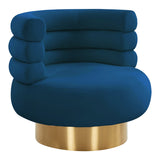 Tov Furniture Naomi Velvet Swivel Chair