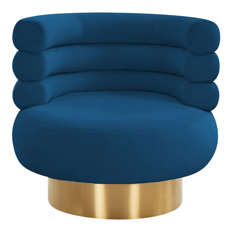 Tov Furniture Naomi Velvet Swivel Chair