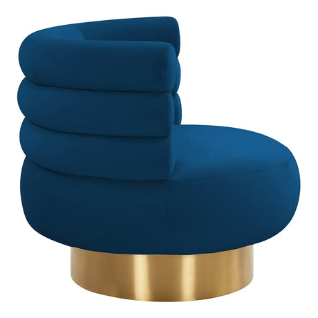 Tov Furniture Naomi Velvet Swivel Chair