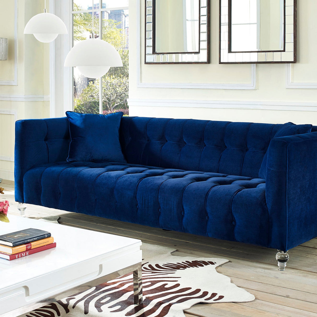 Tov Furniture Bea Velvet Sofa