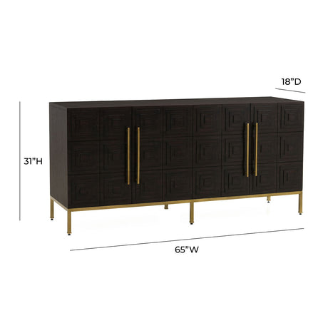 Tov Furniture Alon Espresso Media Console