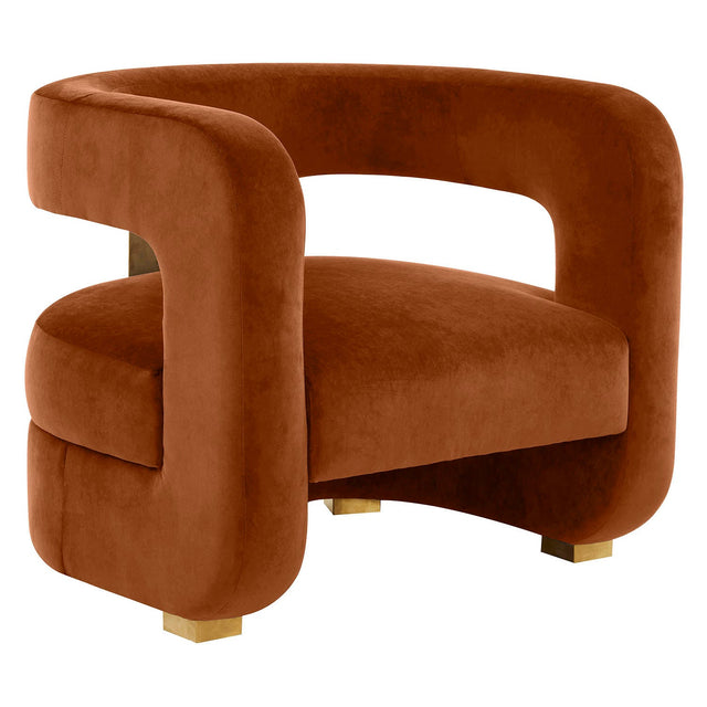Tov Furniture Ayanna Velvet Accent Chair