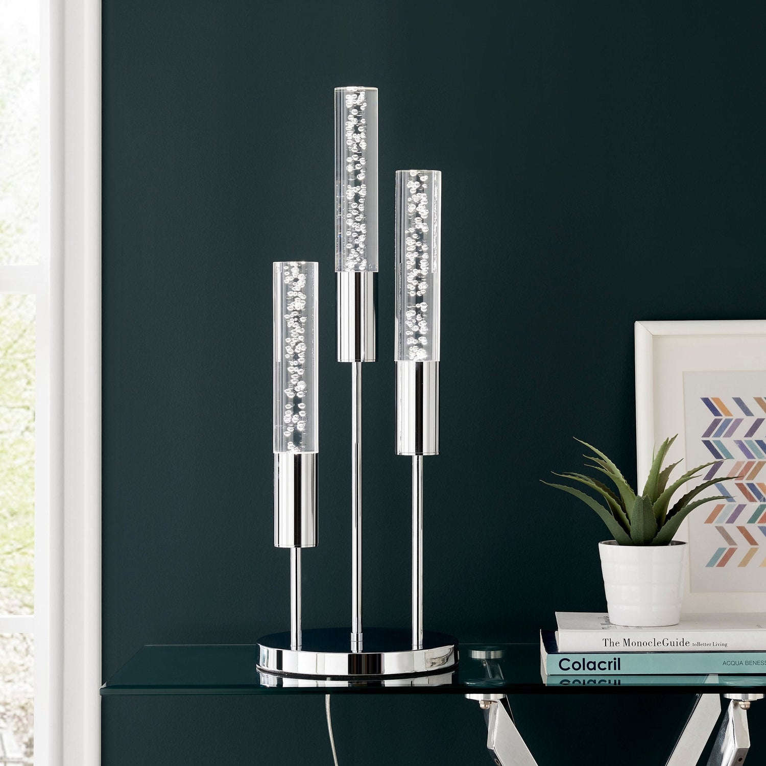 Table Lamp //  Acrylic Tube - Home Elegance USA