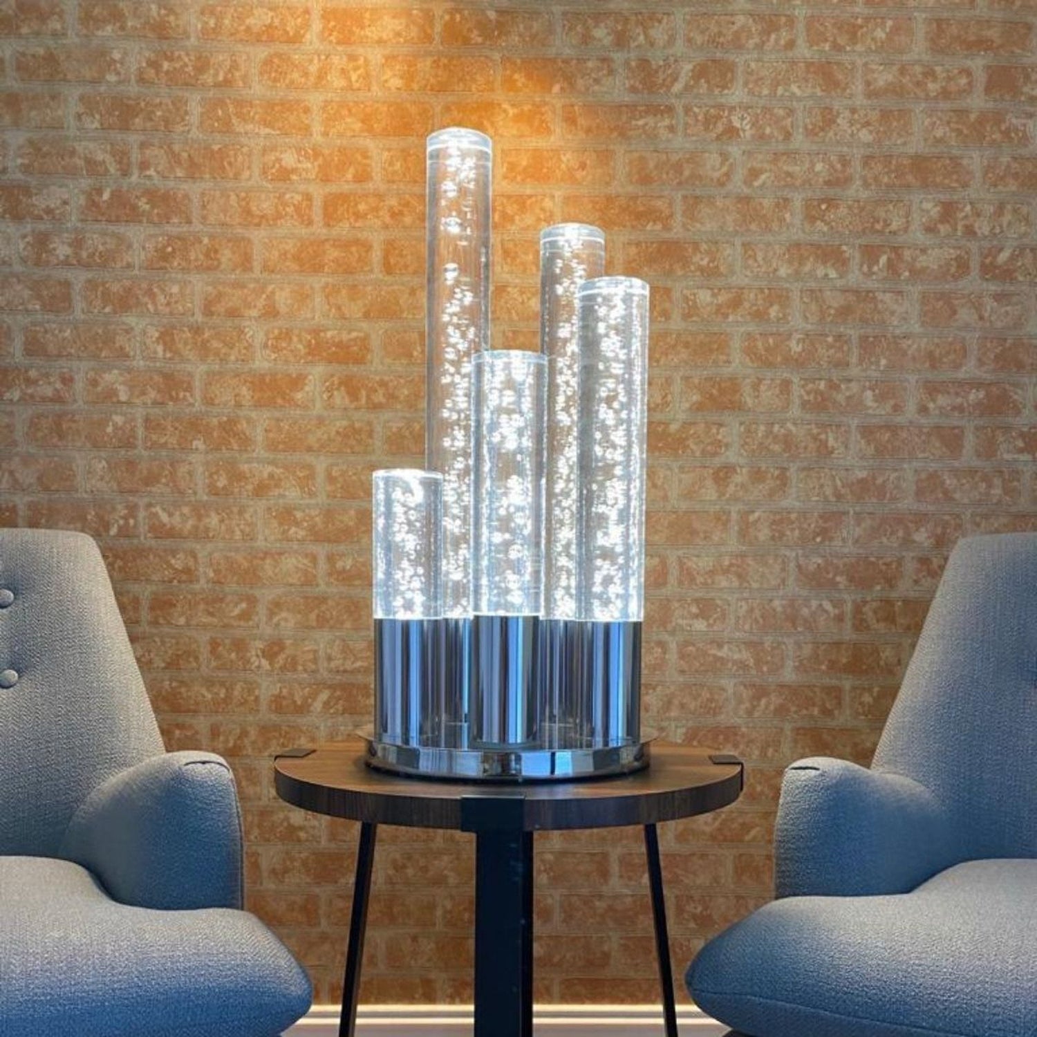 Table Lamp Five Acrylic tube LED - Home Elegance USA