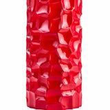 Textured Honeycomb Vase // Red, 36" - Home Elegance USA
