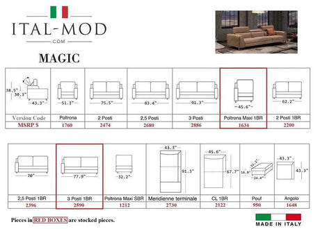 The Magic Sofa in Taupe by J&M Furniture J&M Furniture