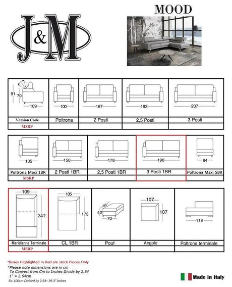 The Mood Sectional in Grey by J&M Furniture J&M Furniture