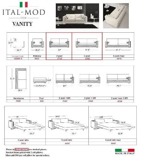 The Vanity Leather Sofa and Loveseat by J&M Furniture J&M Furniture