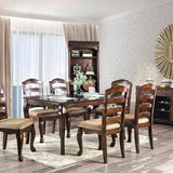 Townsville 7-Piece Rectangular Expandable Dining Set by Furniture of America Furniture of America