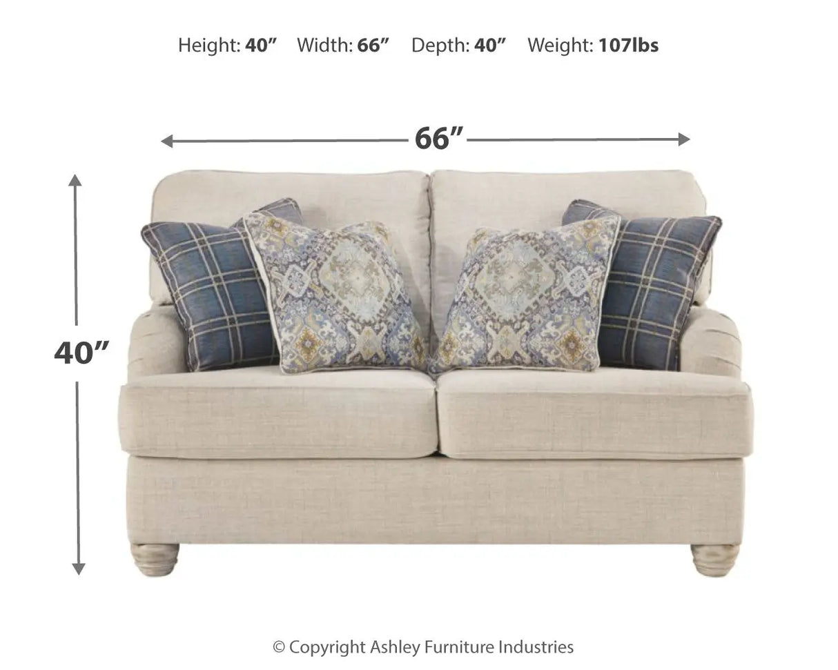 Traemore Linen Sofa and Loveseat - Signature Design by Ashley Ashley Furniture