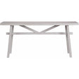 Console Table Buttermilk Finish Modern Farmhouse Accent | Universal
