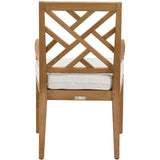 Universal Furniture Coastal Living Outdoor Chesapeake Fret Back Arm Chair