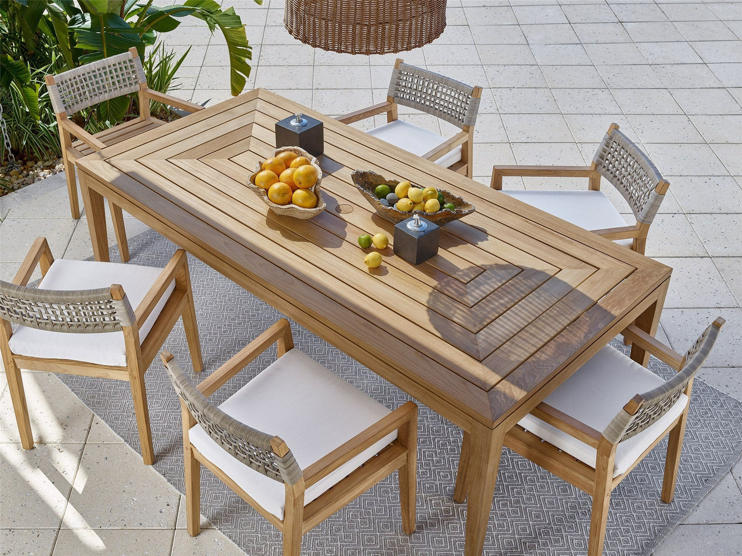 Coastal Living Outdoor Chesapeake Rectangular Dining Table | Universal