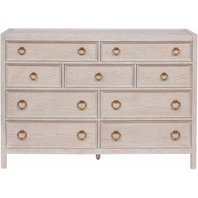 Getaway Dresser Sea Oat Finish with 9 Drawers | Universal