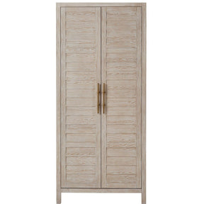 Getaway Utility Cabinet Sea Oat Finish Coastal Storage – Universal