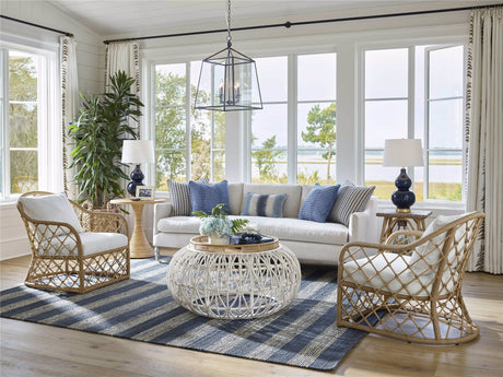 Miramar Accent Chair Natural Rattan with Crypton Fabric – Universal Furniture