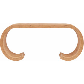 St. Lucia Console Natural Rattan Coastal Accent | Universal