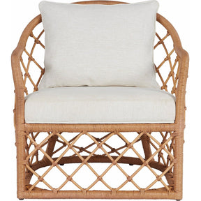 Miramar Accent Chair Natural Rattan with Crypton Fabric – Universal Furniture