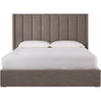 Modern Siltstone Upholstered Shelter Bed | Universal