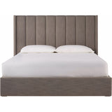 Universal Furniture Modern Siltstone Upholstered Shelter Bed
