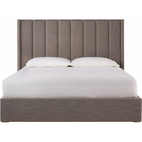 Universal Furniture Modern Siltstone Upholstered Shelter Bed