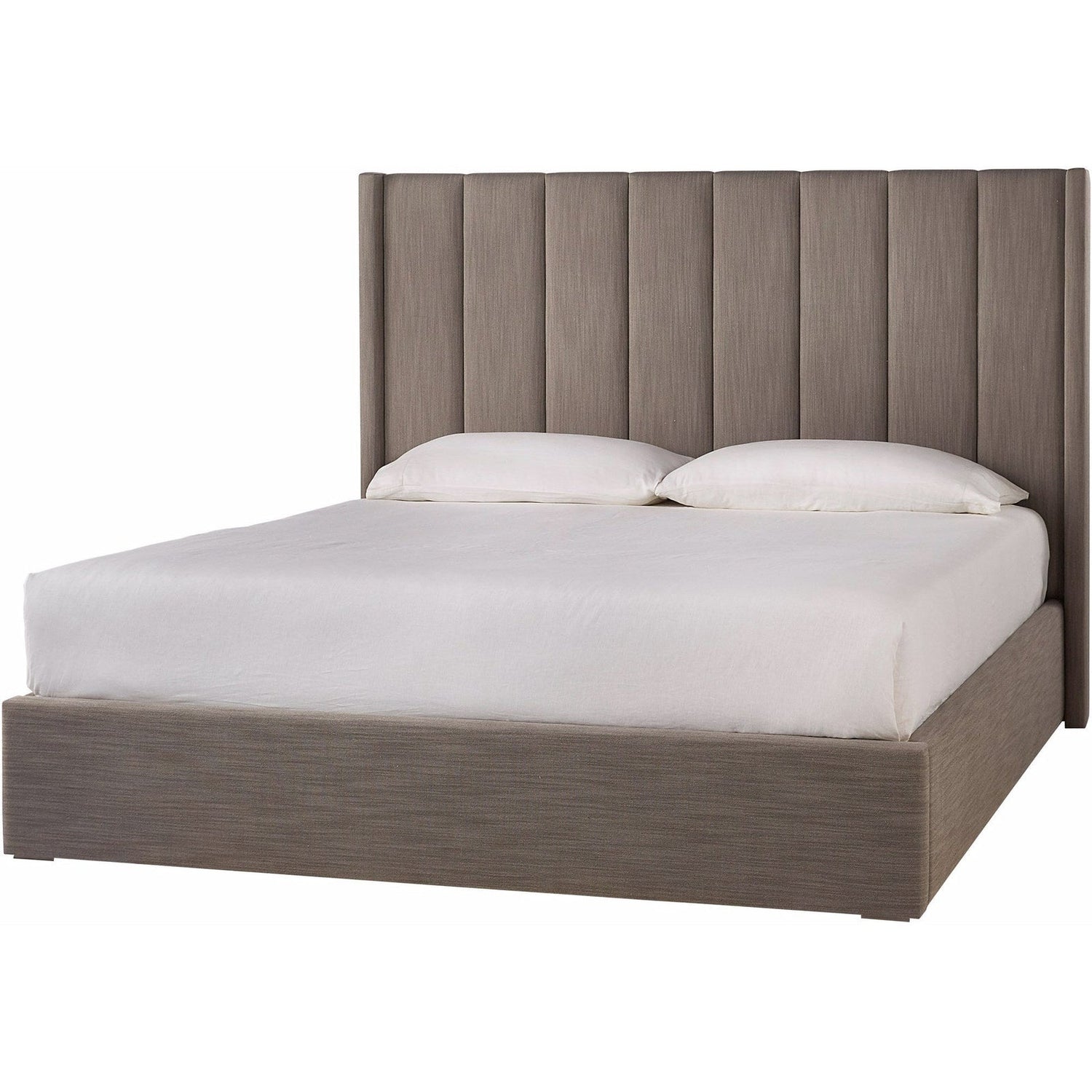Modern Siltstone Upholstered Shelter Bed | Universal