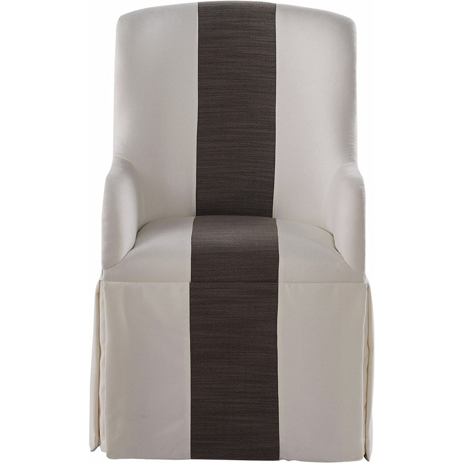 Modern Siltstone Slip Cover Caster Arm Chair | Universal