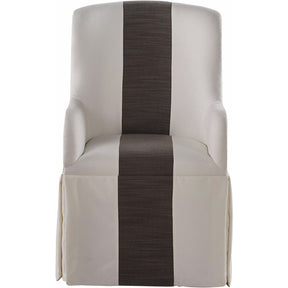 Modern Siltstone Slip Cover Caster Arm Chair | Universal