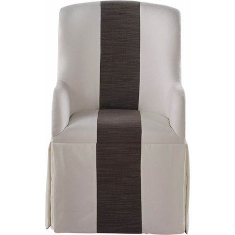 Universal Furniture Modern Siltstone Slip Cover Caster Arm Chair