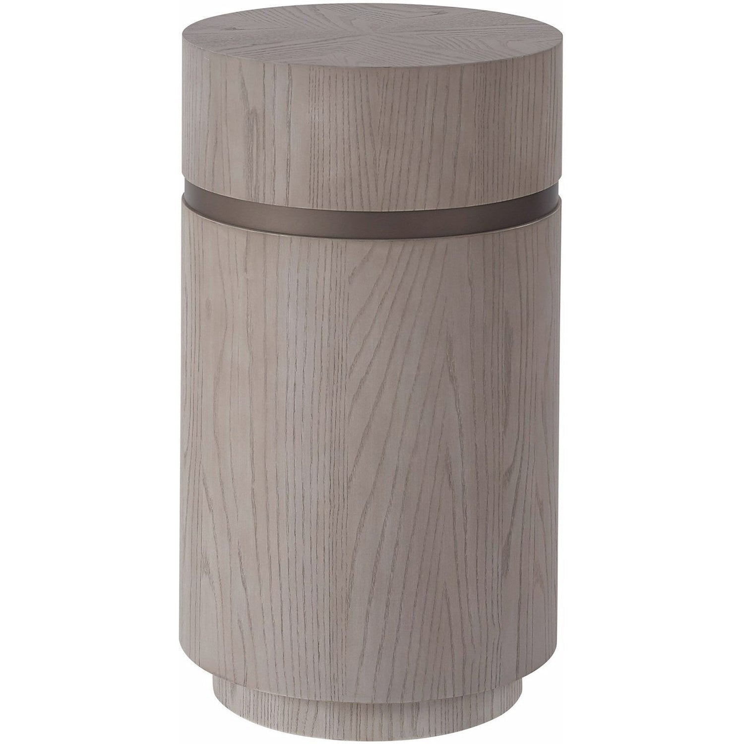 Modern Siltstone Small Round End Table | Universal