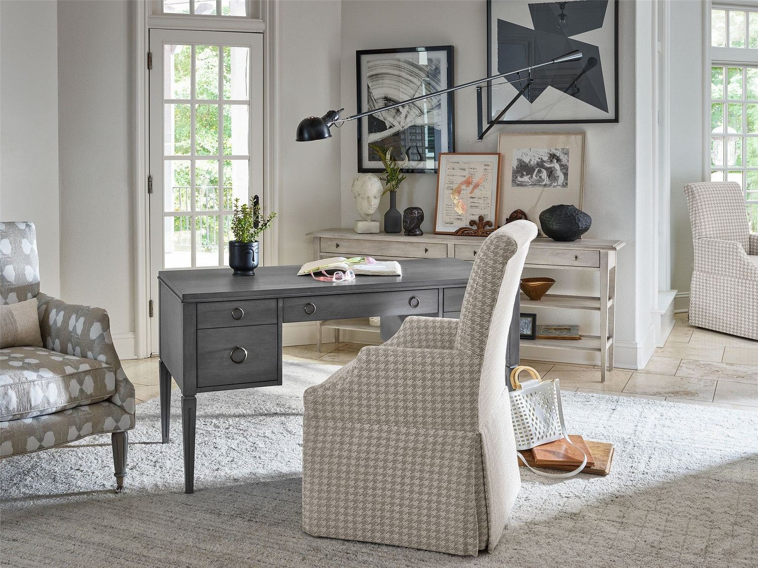 Past Forward Willow Castered Arm Chair | Universal