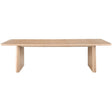 Nomad Rectangular Dining Table White Oak with Extension Leaf – Universal