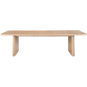 Nomad Rectangular Dining Table White Oak with Extension Leaf – Universal