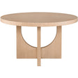 Callon Round Dining Table White Oak Pedestal Base – Universal