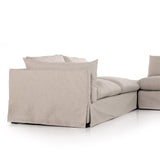 Four Hands Habitat 2Pc Sectional With Corner Table