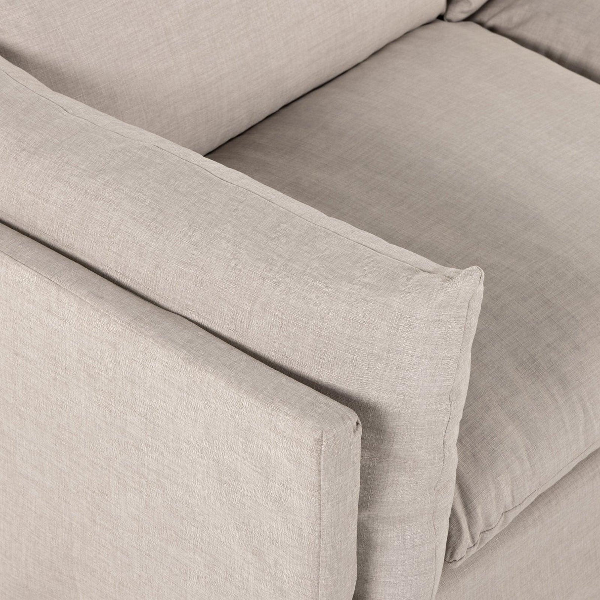 Four Hands Habitat 2Pc Sectional With Corner Table