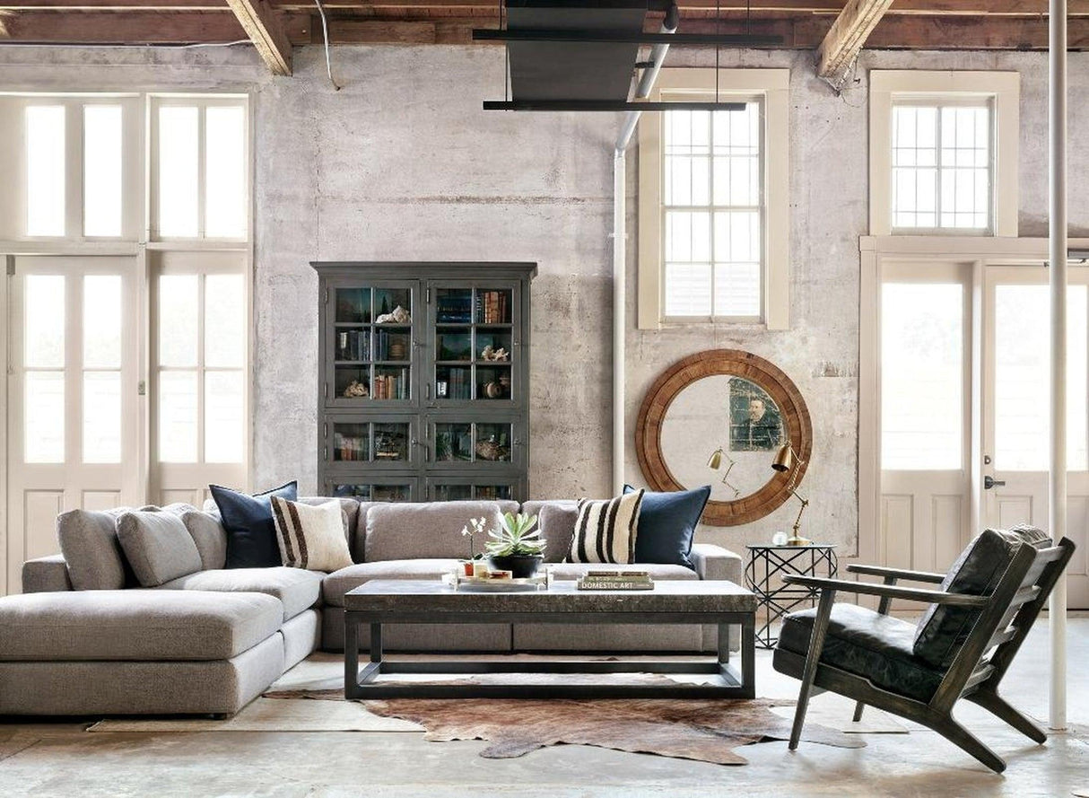 Four Hands Bloor 3 Pc Sectional With Ottoman