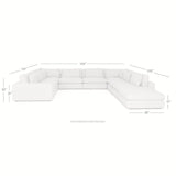 Four Hands Bloor 8-Pc Sectional