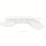 Four Hands Bloor 8-Pc Sectional