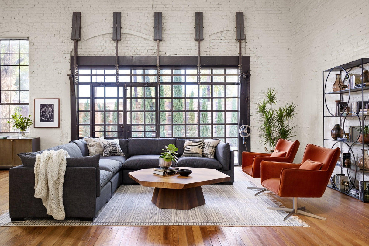 Four Hands Westwood 5 Pc Sectional
