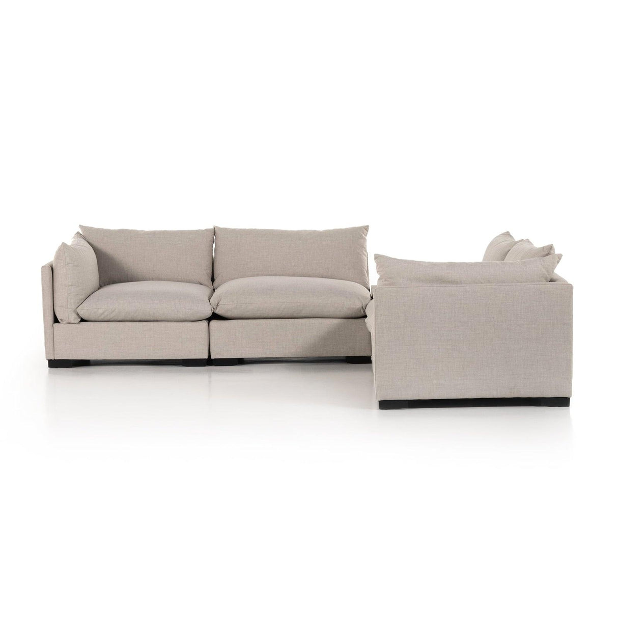 Four Hands Westwood 4 Pc Sectional With Corner Table