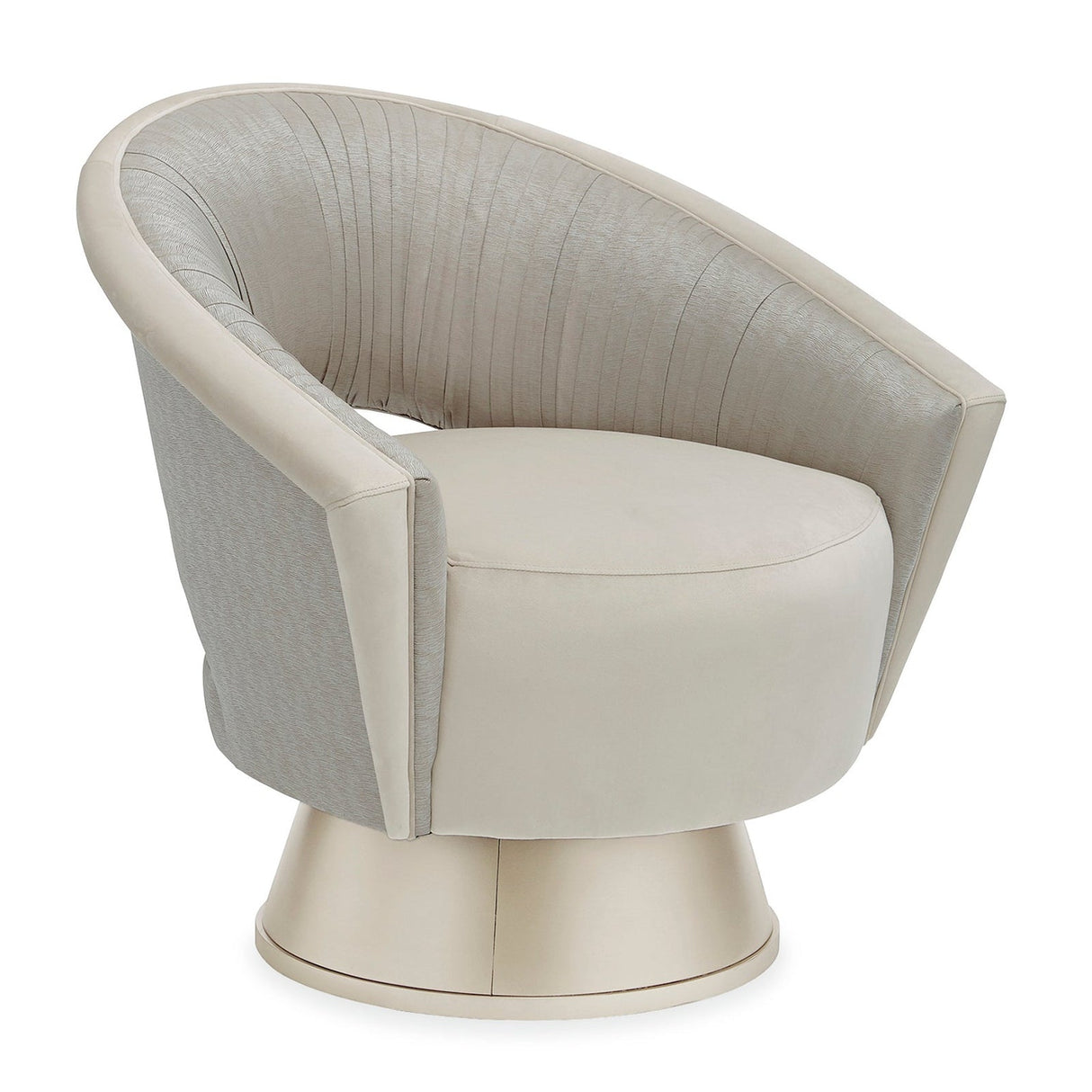 A Com - Pleat Turn Around Chair | Caracole - UPH - 017 - 039 - A - Home Elegance USA - 1