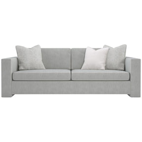 Upholstery Welt Played Sofa In Smokey Taupe | Caracole