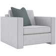 Upholstery Welt Played Chair In Brushed Tweed | Caracole