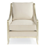 Caracole Upholstery Social Butterfly Silver Accent Chair - Home Elegance USA