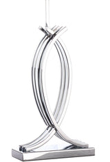 Unity in Chrome Table Lamp // 1 Light // USB Charger - Home Elegance USA