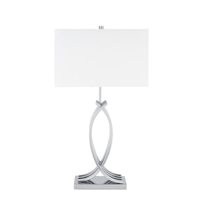 Unity In Chrome Table Lamp // 1 Light // Usb Charger | Finesse