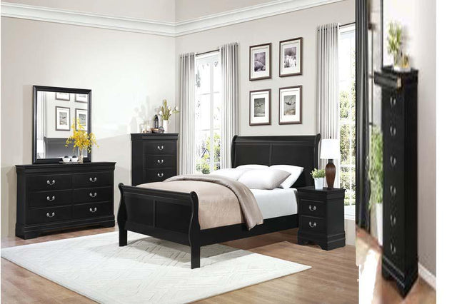 Homelegance - Mayville 7 Piece Queen Bedroom Set - 2147Bk-1-7Set