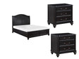 Herman 3 Piece Eastern King Bedroom Set In Charcoal Brown 1420-1Ek*3 | Homelegance